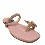Women Jelly Sole Slippers with Butterfly Buckle